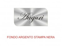 Etichette adesive auguri (mm 37x20) (cod. 3O)